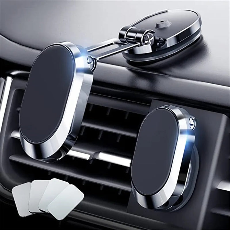 Foldable Magnetic Car Phone Holder