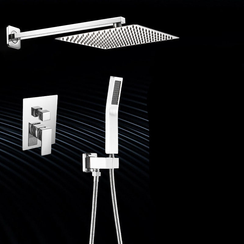 Digital Display Wall Mount Rainfall Shower Kit