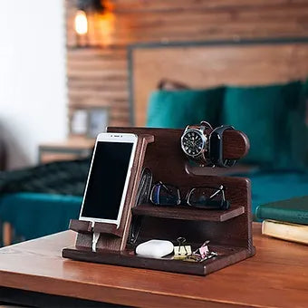 Wooden Desk Organizer