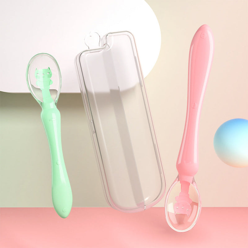 Soft Silicone Feeding Spoon