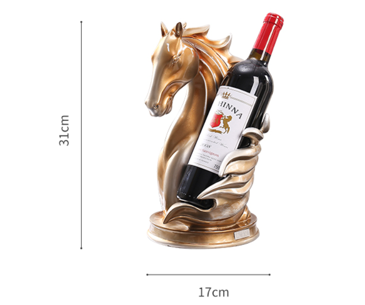 Decoration Horse Head Wine Rack