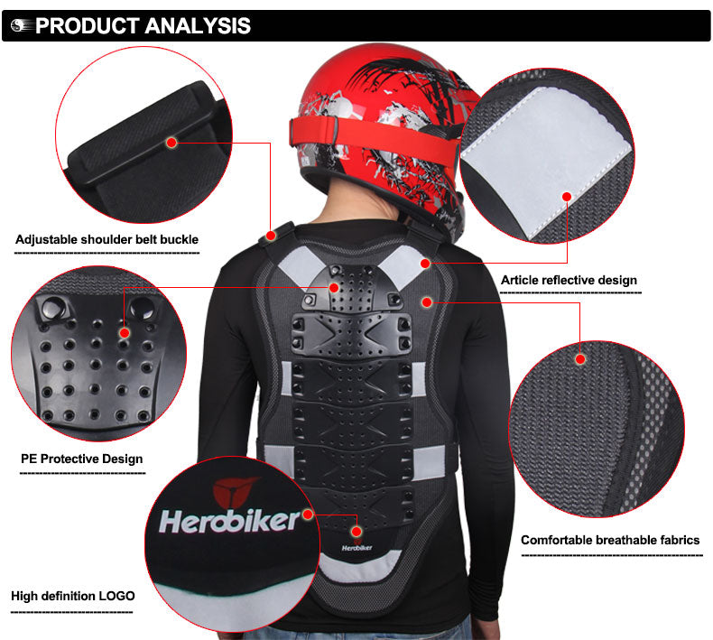 Anti-Fall Motorcycle Spine Protector