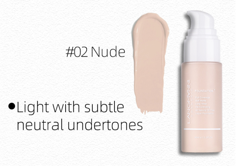 Matte Oil Control Concealer Liquid Foundation