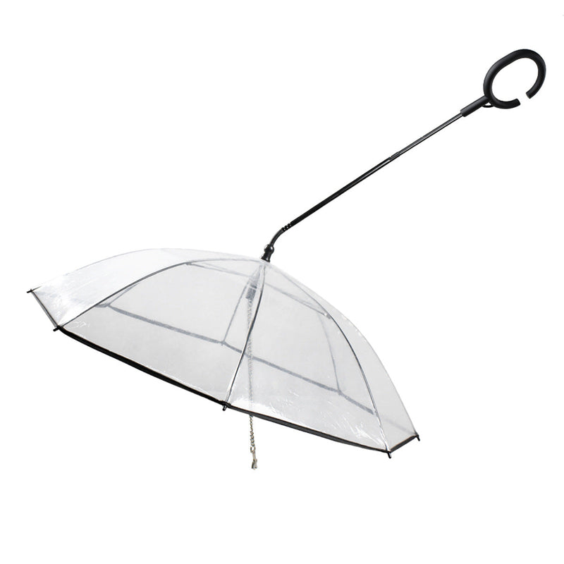 Transparent Pet Umbrella Adjustable Rope