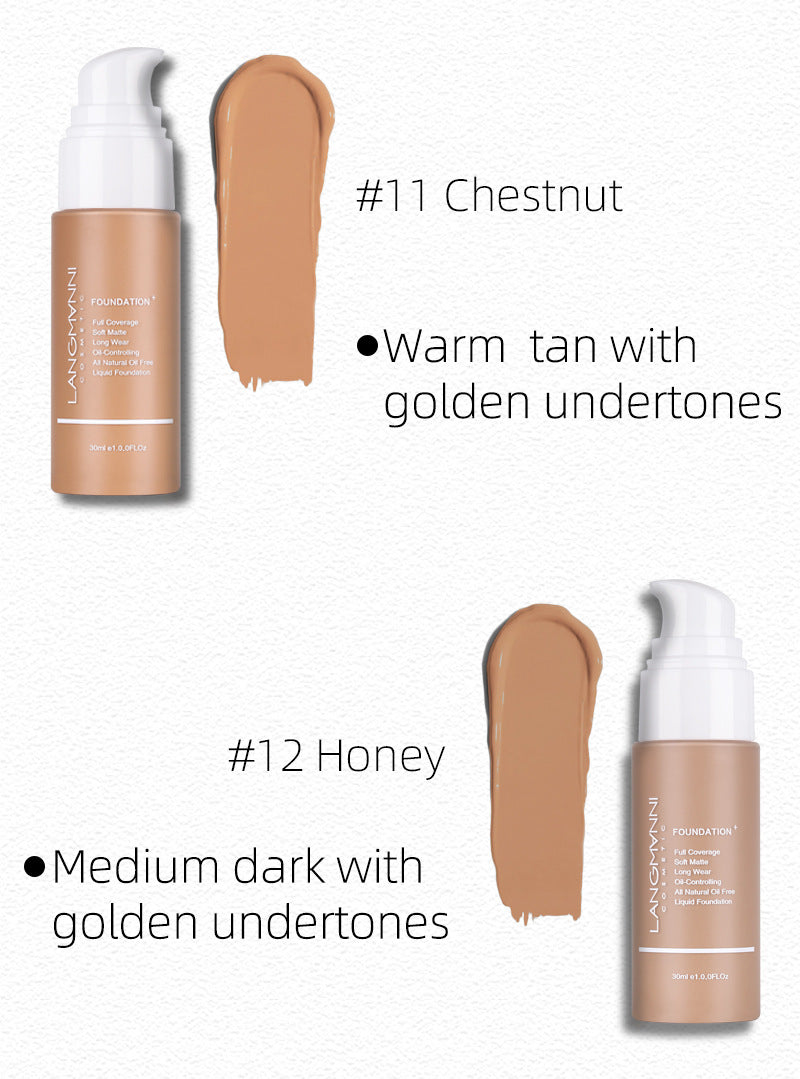 Matte Oil Control Concealer Liquid Foundation