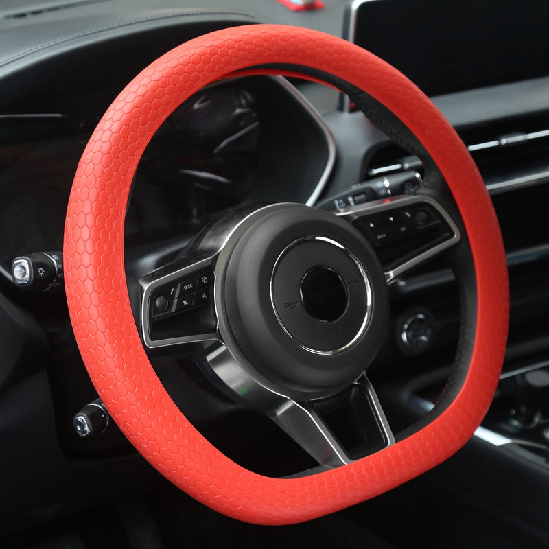 Honeycomb Silicone Steering Wheel Cover