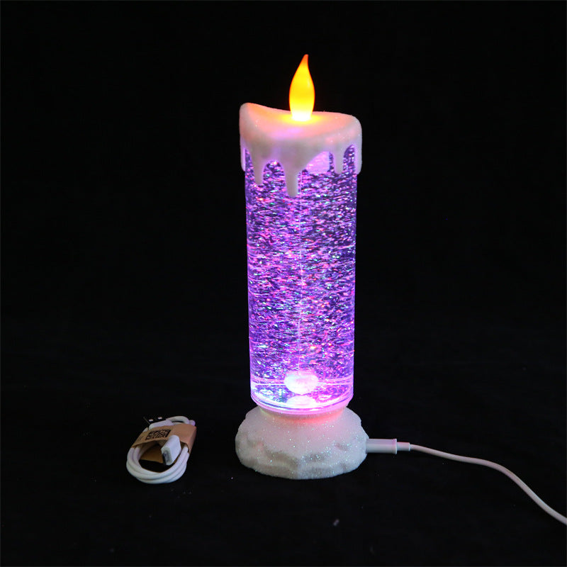 Glitter Candle Light LED