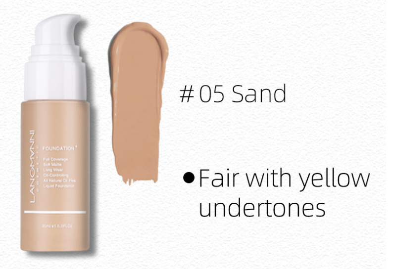 Matte Oil Control Concealer Liquid Foundation