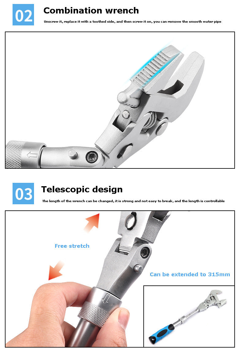 Adjustable Telescopic Wrench