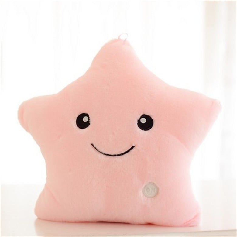 Colorful Luminous Star Pillow