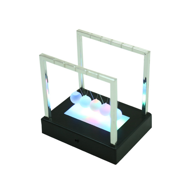 Colored Glowing Newton Pendulum