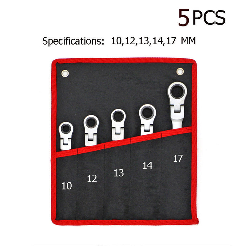 Movable Head Ratchet Wrench Set