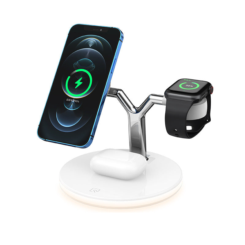 Three-In-One Fast Magnetic Wireless Charger