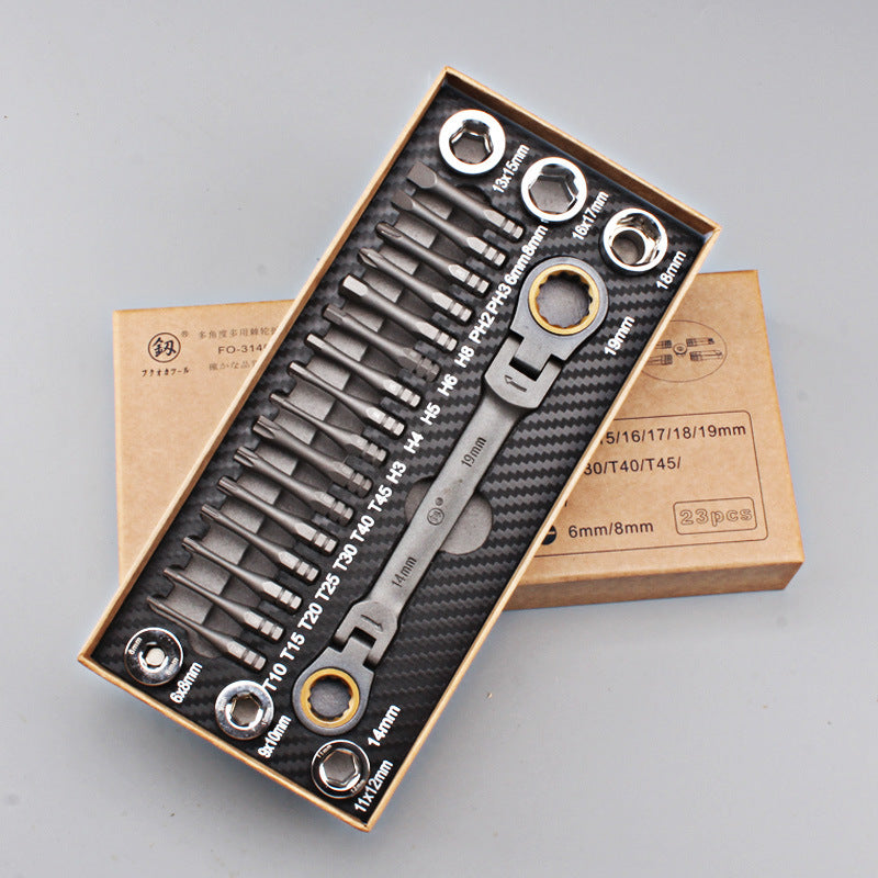 Multi-Angle Wrench Screwdriver Kit