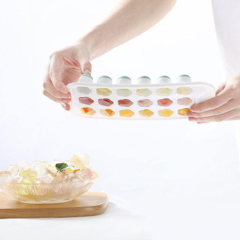 Multi Compartment Ice Cube Box With Lid