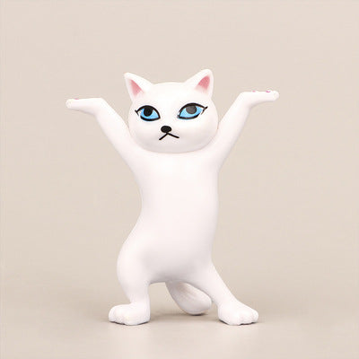 Dancing Cat Desktop Stand