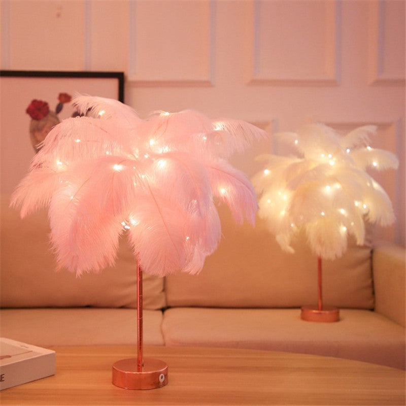 LED RC Feather Lamp