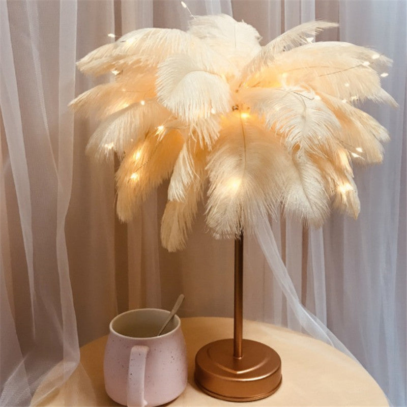 LED RC Feather Lamp