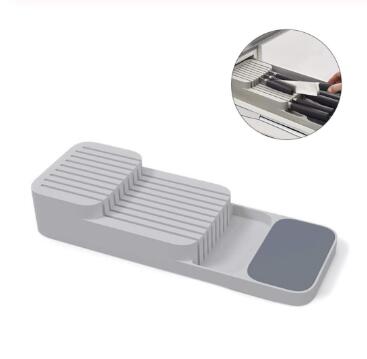 Kitchen Cutlery Knife Storage Tray