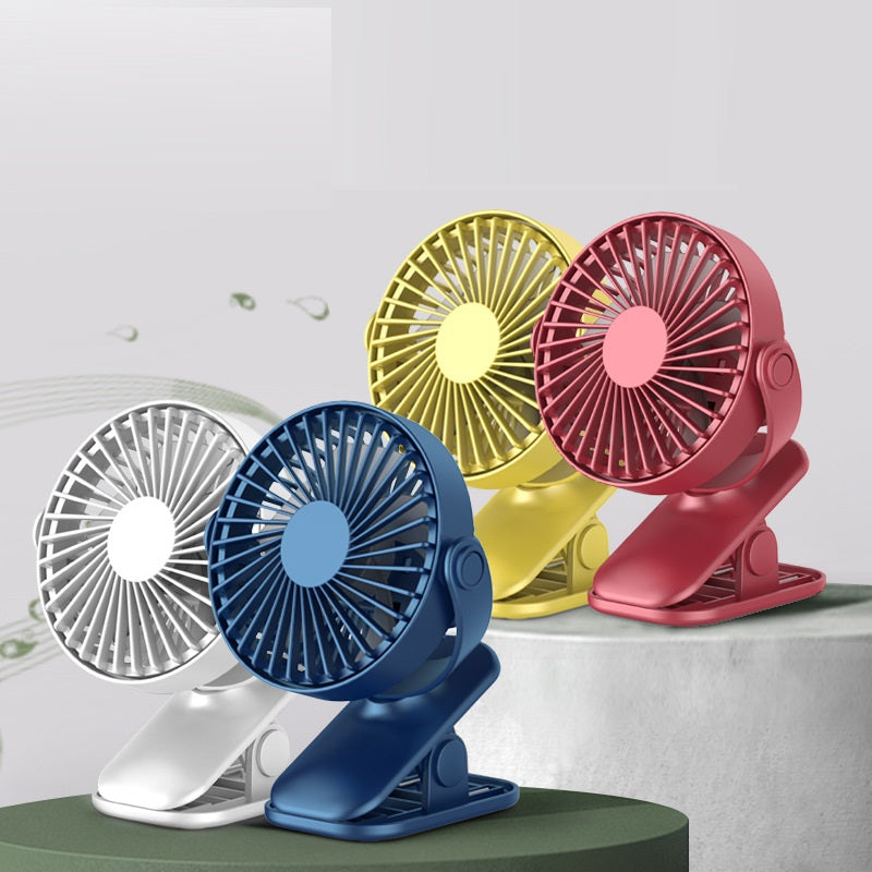 USB Rechargeable Clip Mini Fan