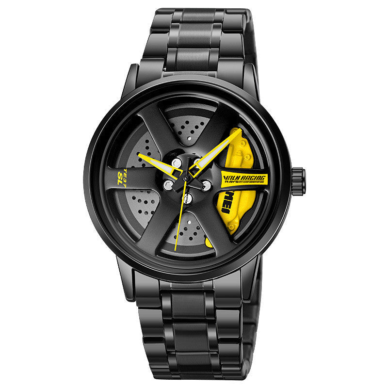 Men's Wheel Rim Hub Watch