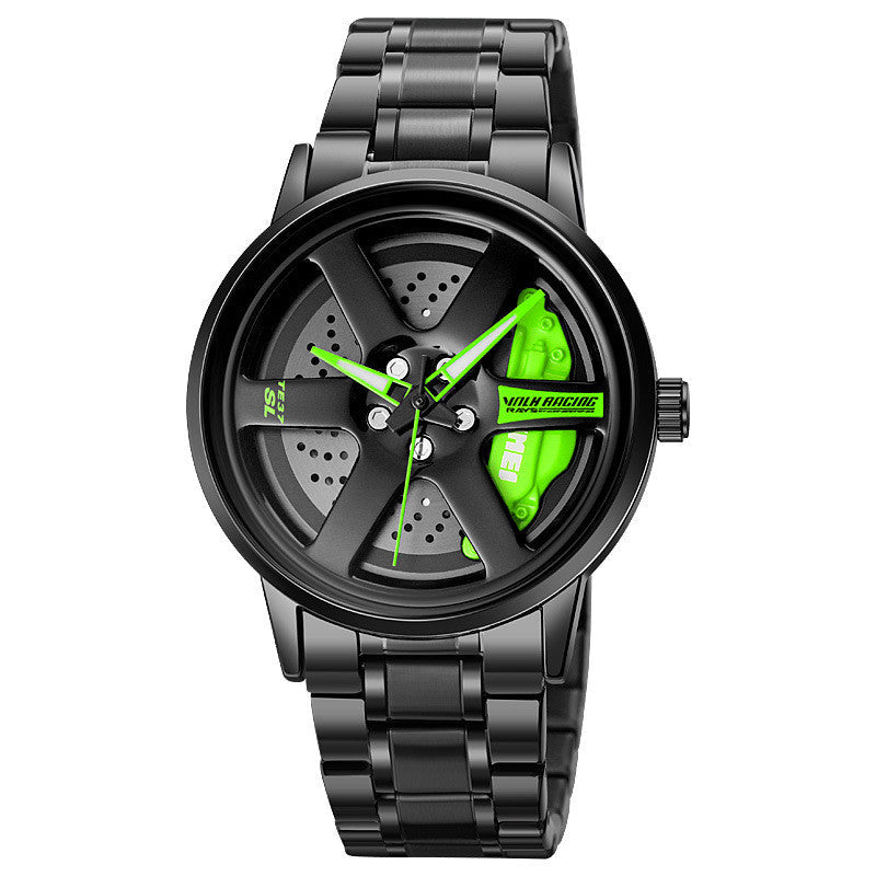 Men's Wheel Rim Hub Watch