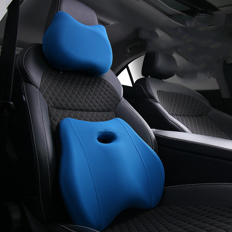 Car Neck And Lumbar Support Pillow