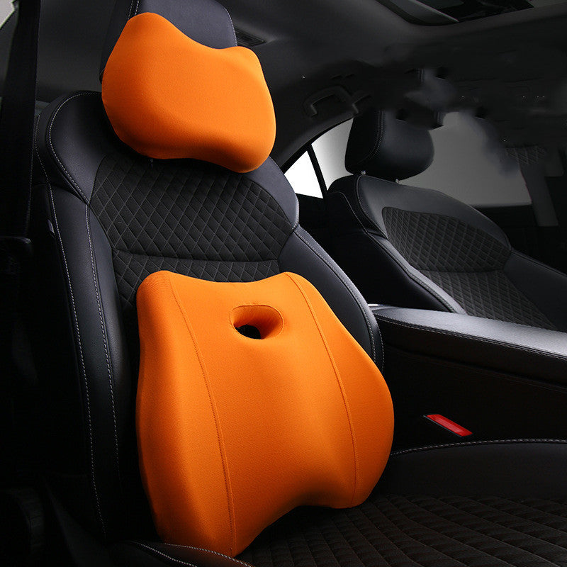 Car Neck And Lumbar Support Pillow