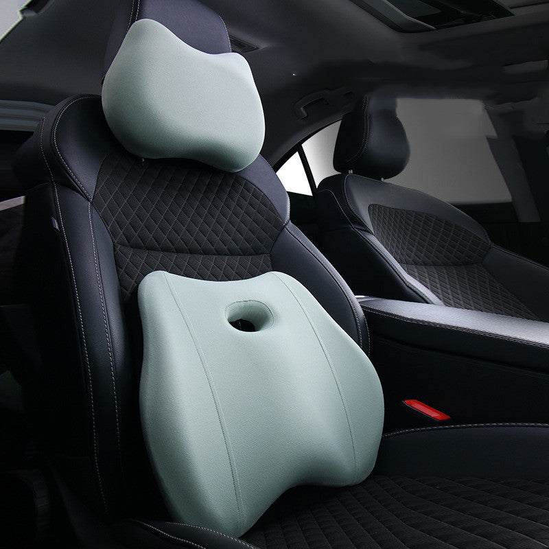 Car Neck And Lumbar Support Pillow