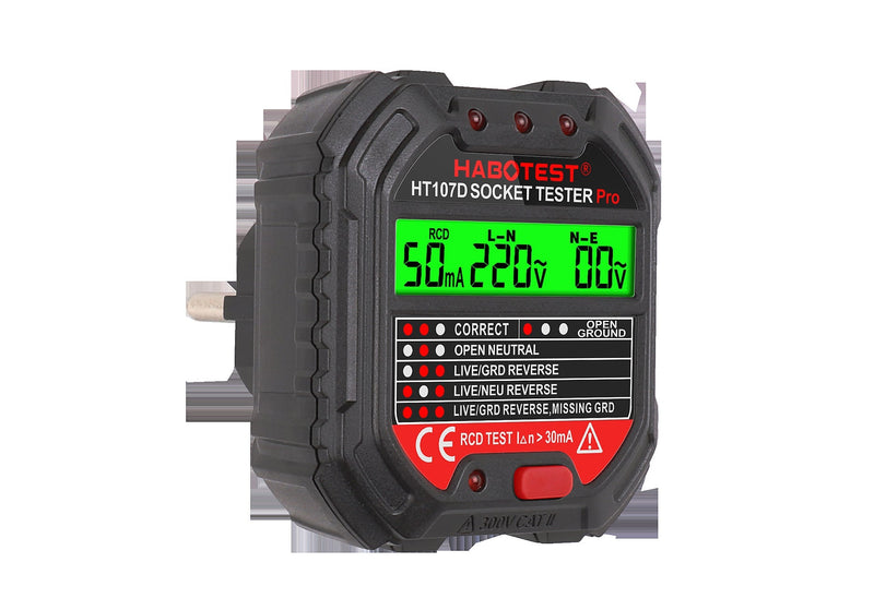 Multifunctional Digital Display Socket Tester