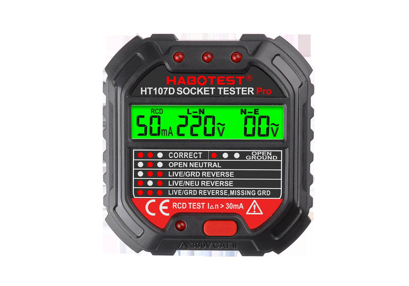 Multifunctional Digital Display Socket Tester