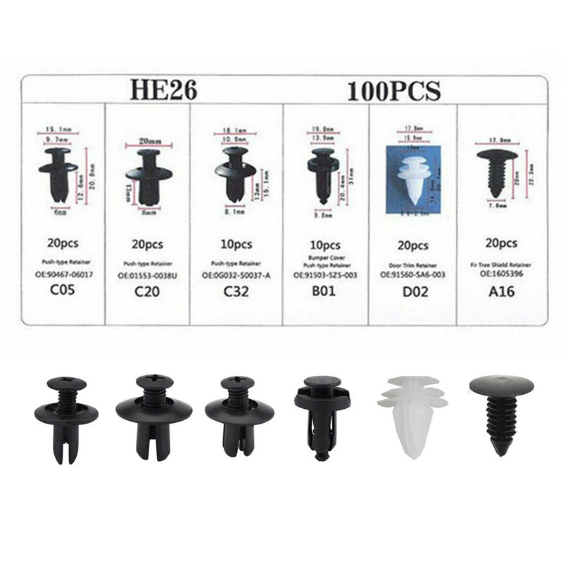 Universal Car Fender Fastener Clips