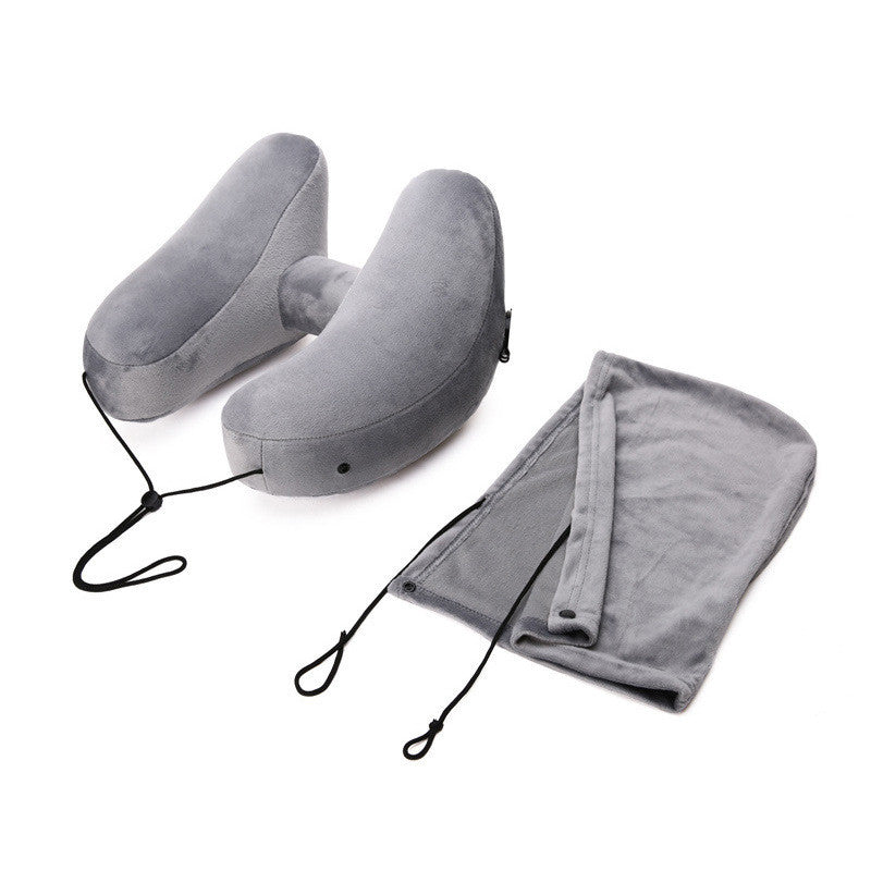 Inflatable Neck Rest Travel Pillow