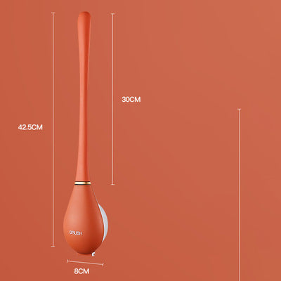 Wall-mounted Silicone Toilet Brush