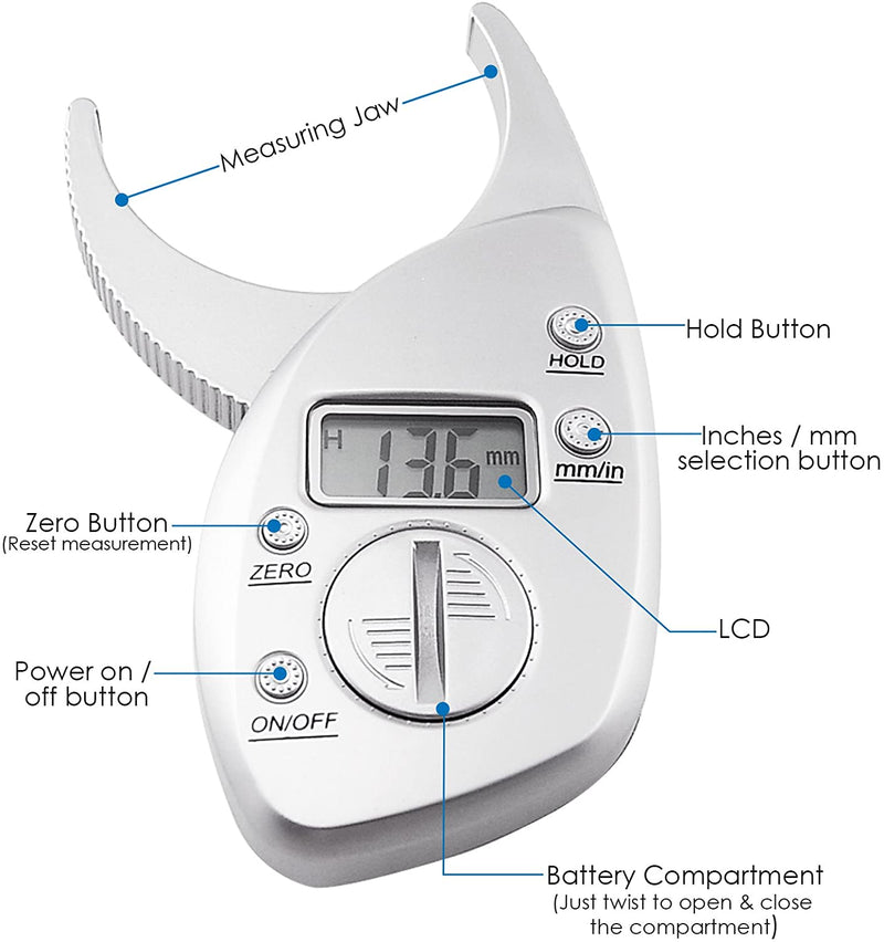 Digital Body Fat Caliper