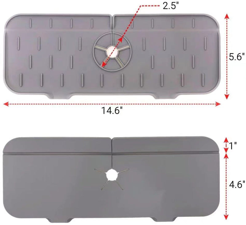 Splashproof Silicone Drain Pad