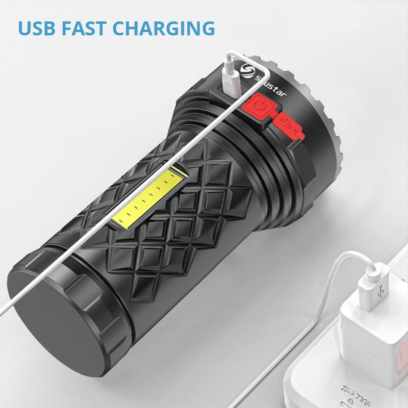 Ultra Powerful LED Rechargeable Flashlight - 50% Off Only Today