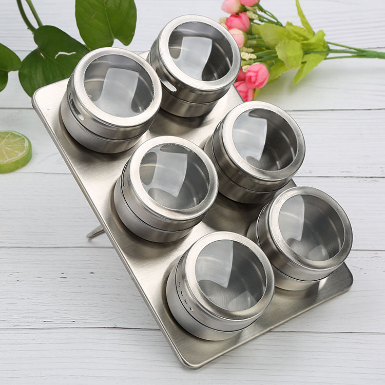 Stainless Steel Magnetic Spice Jar