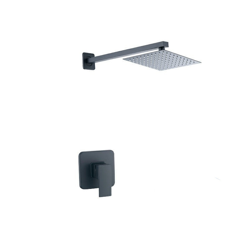 Digital Display Wall Mount Rainfall Shower Kit