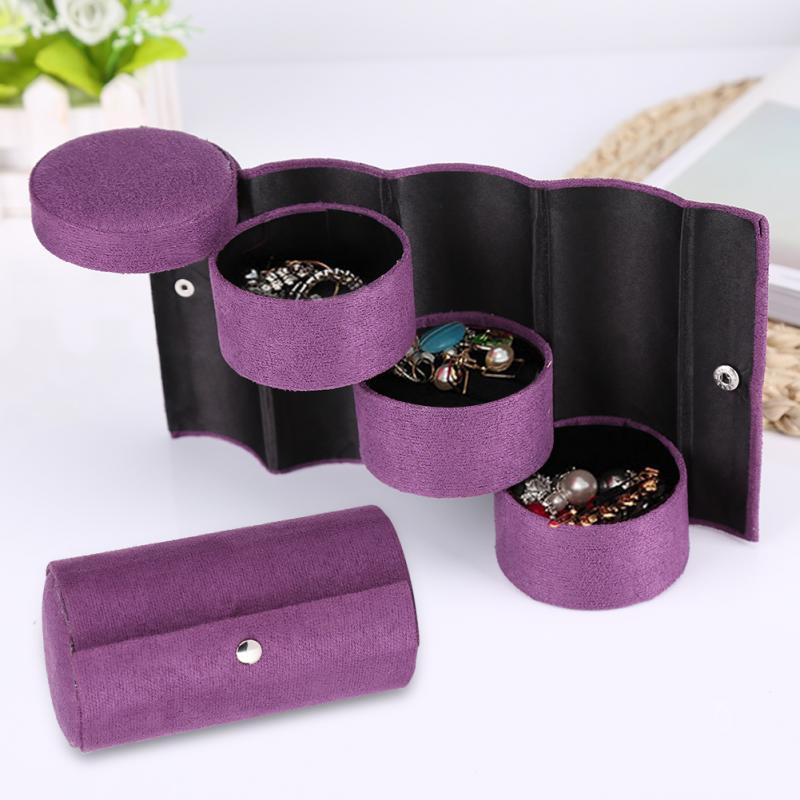 Portable Fabric Jewelry Box