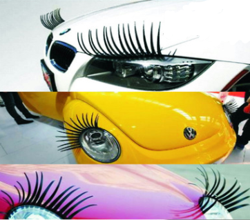 Car Headlight Eyelash Sticker