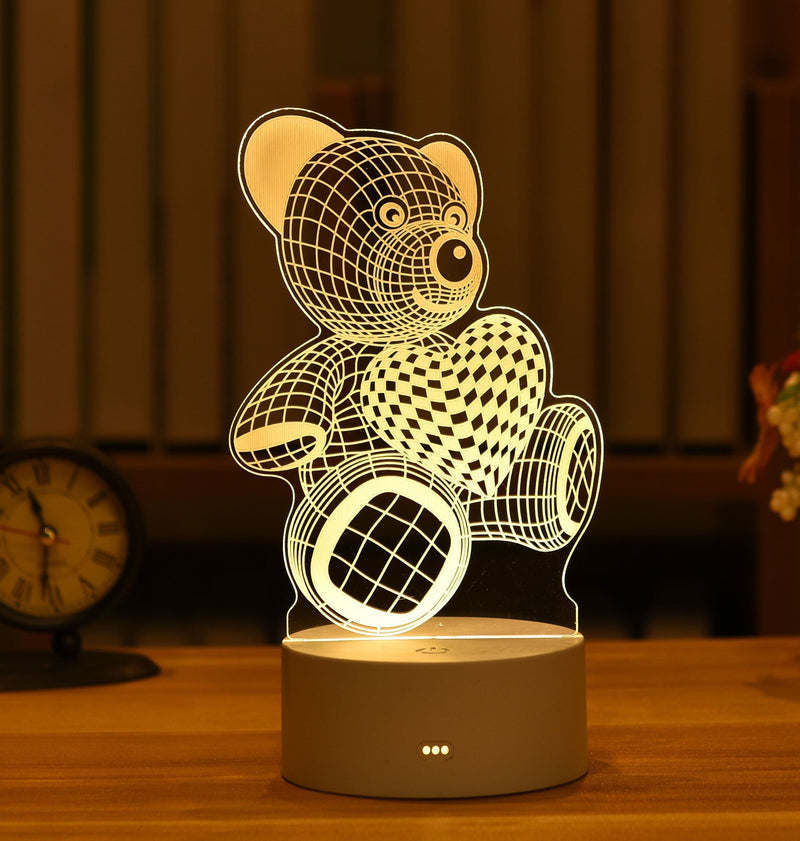 Creative 3D Acrylic Night Lamp