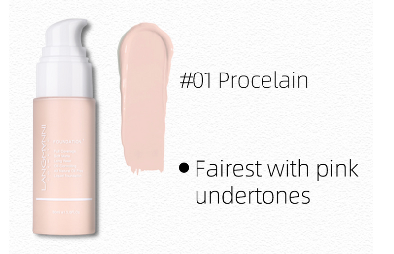 Matte Oil Control Concealer Liquid Foundation