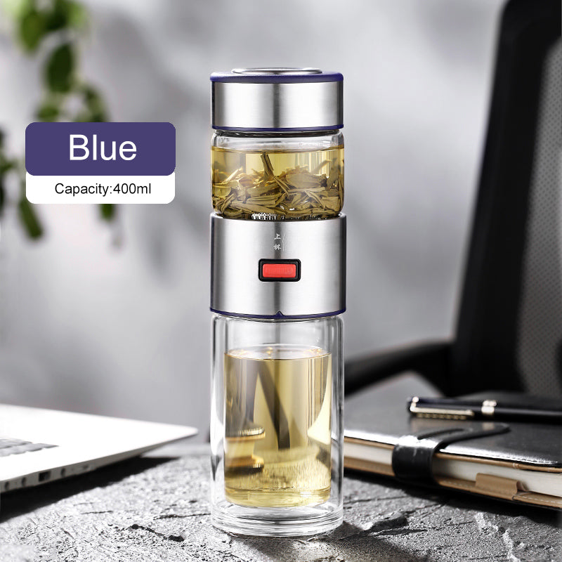 Portable Tea And Water Separation Bottle