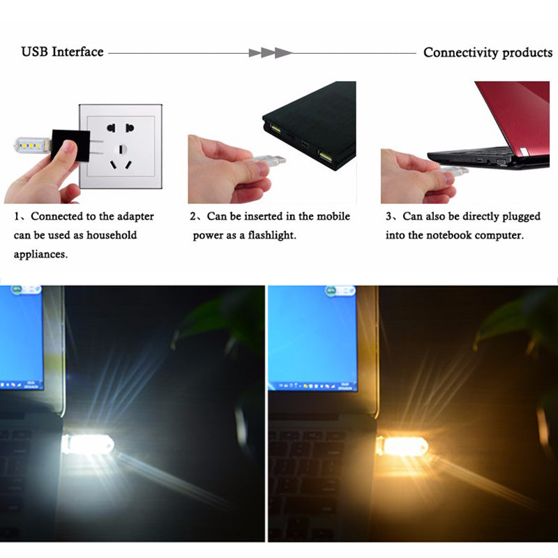 Portable USB LED Night Light