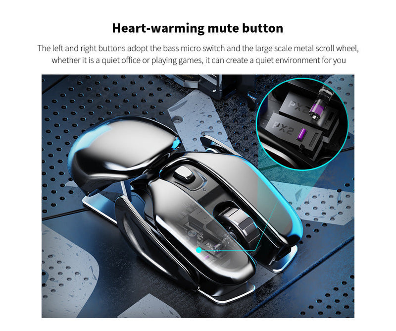 Metal 2.4G Gaming Wireless Mouse