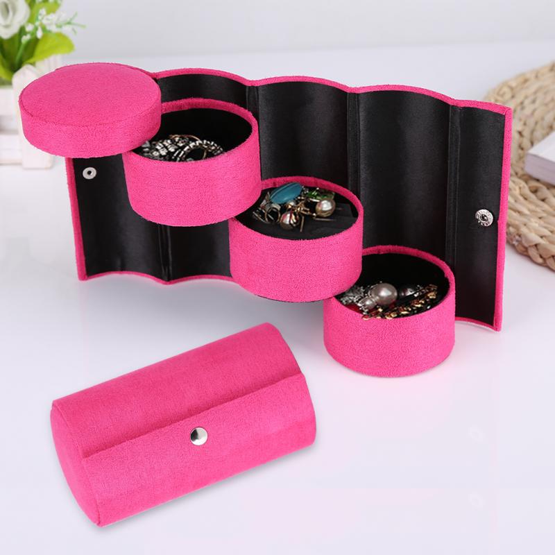 Portable Fabric Jewelry Box