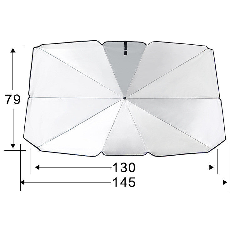 Car Front Window Sun Shade Umbrella