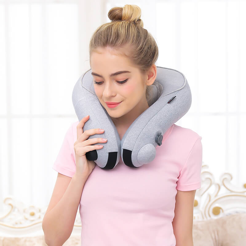 Memory Foam Inflatable Cervical Spine Massage