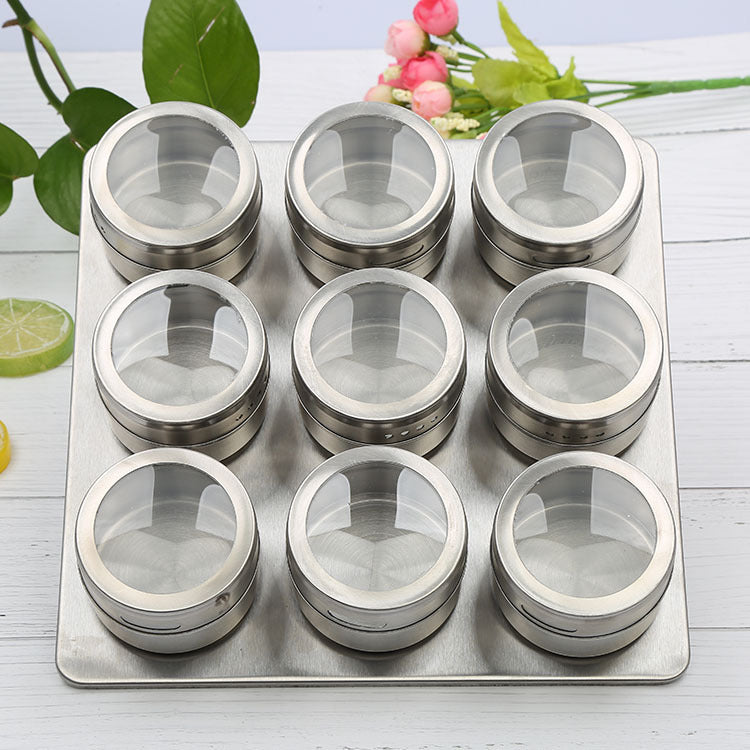 Stainless Steel Magnetic Spice Jar